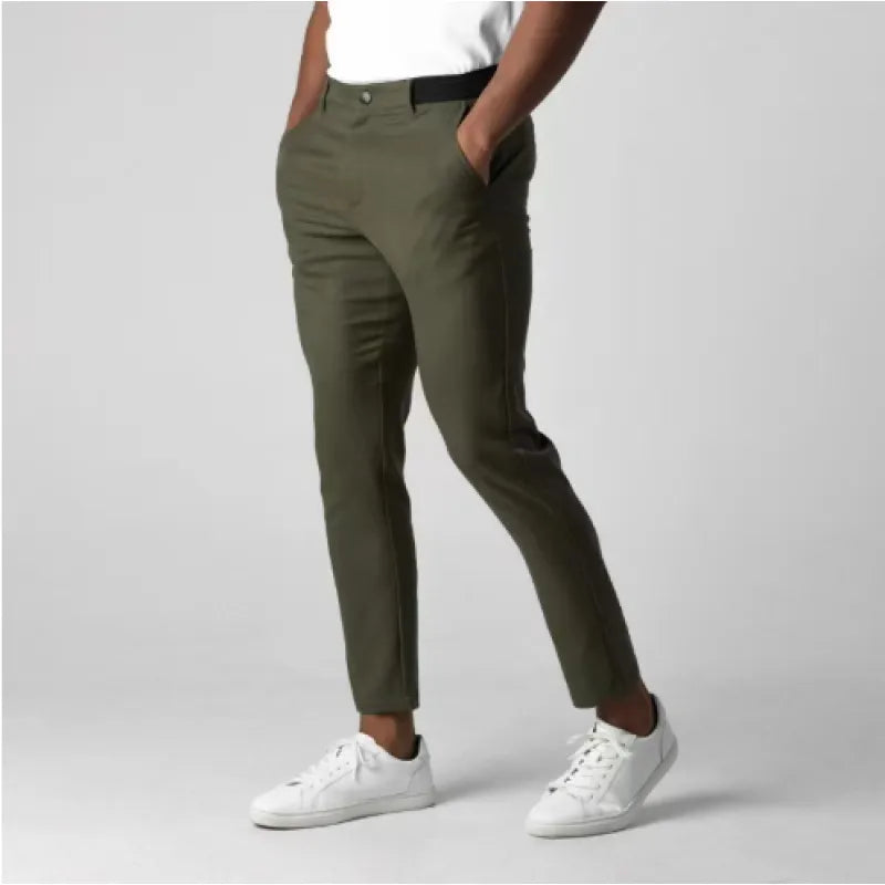 Men's Clothing Japanese Style Youth Business All-match Cotton Trousers