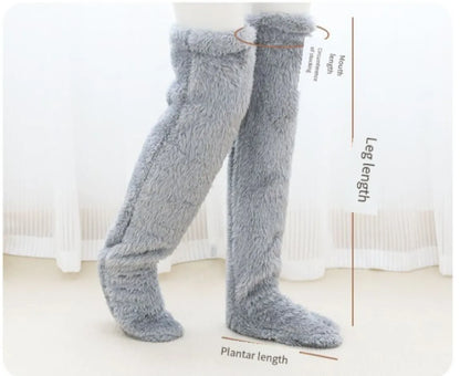 Over Knee High Fuzzy Winter Warm Socks