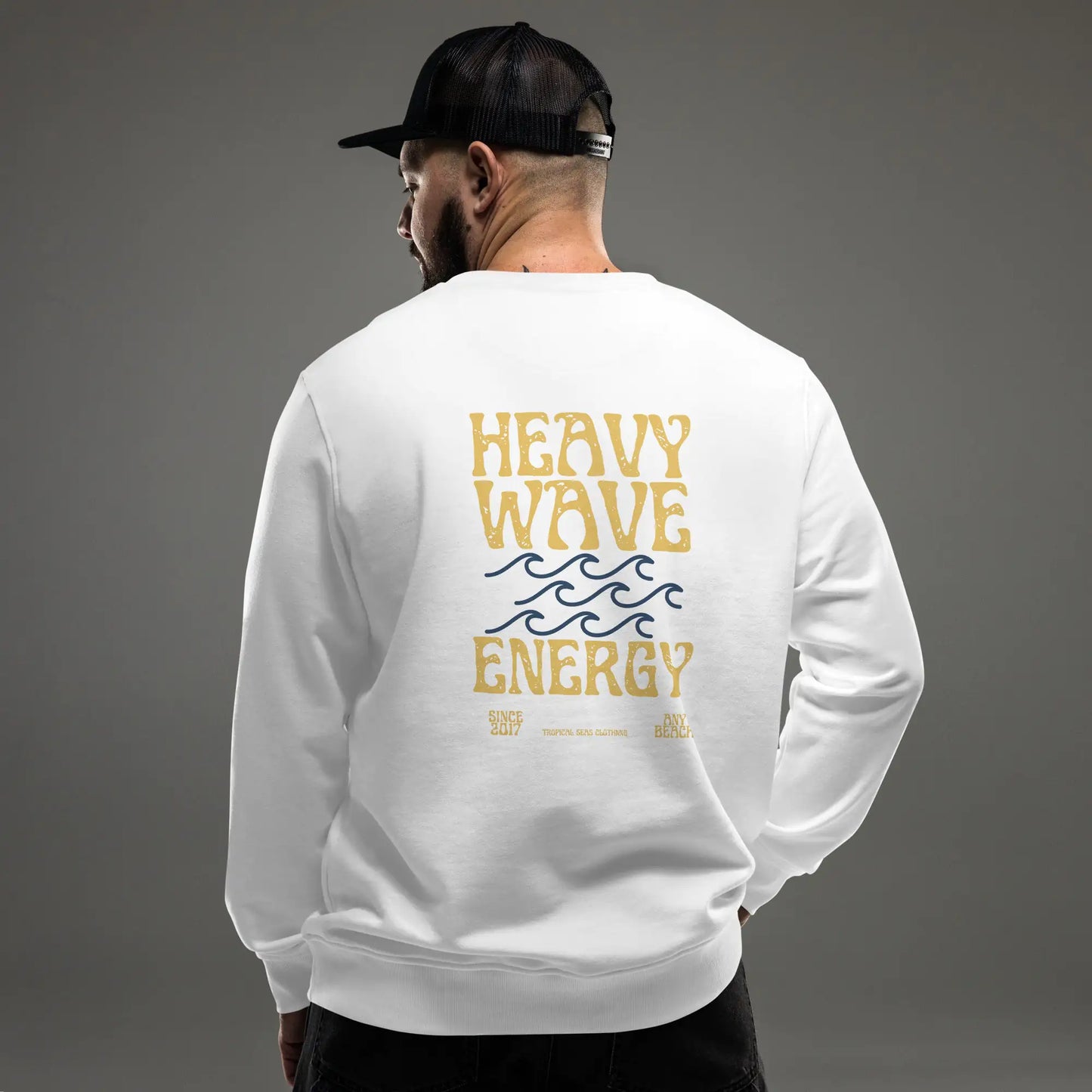 Men's Heavy Wave Energy Organic Sweatshirt