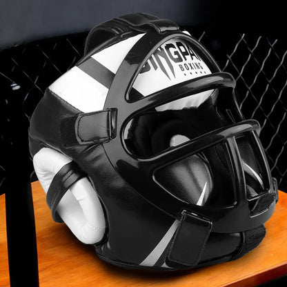 Combat Motorcycle Helmet with Goggles & Mask