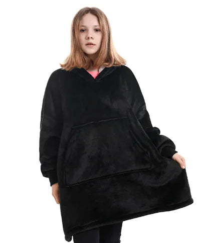 Women's Hooded Pullover Sweater Blanket