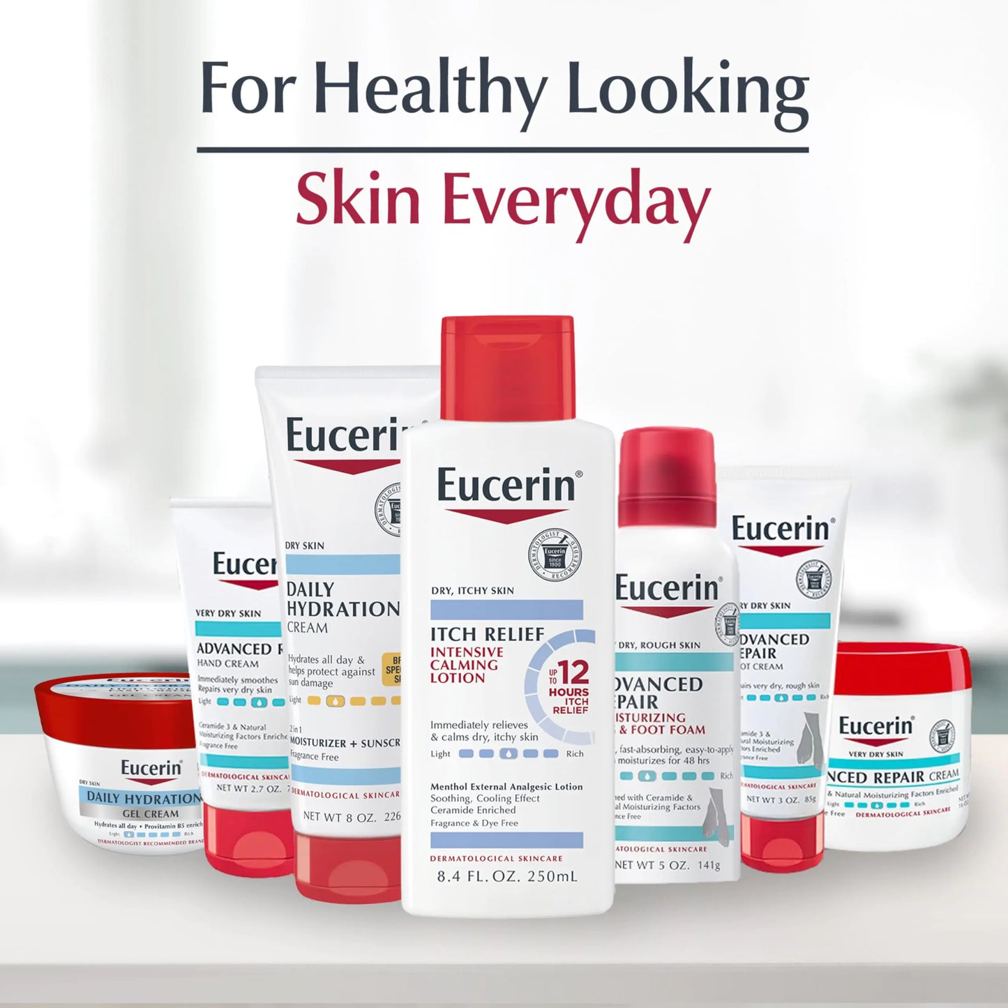 Eucerin Skin Calming Cream - Full Body Lotion for Dry, Itchy Skin, Natural Colloidal Oatmeal Enriched - 14 oz. Tube