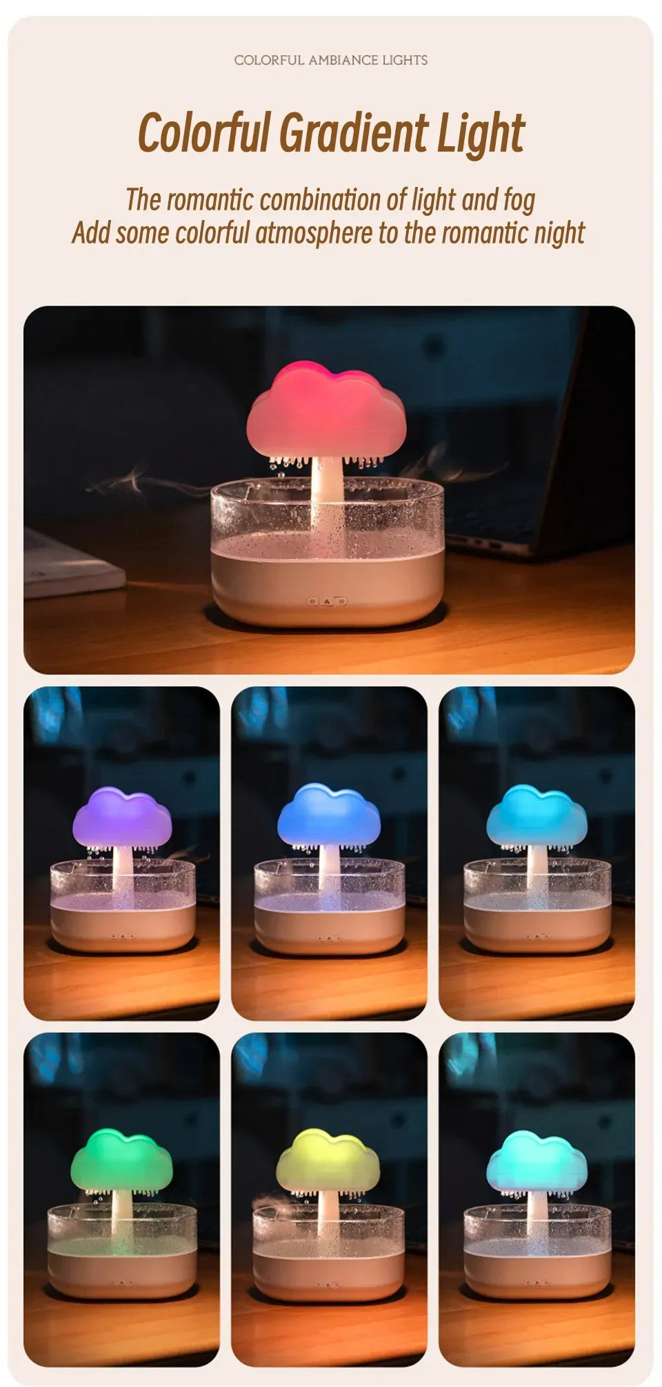 Rain Cloud Humidifier & Diffuser