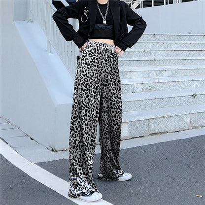 High-Waisted Loose Fit Wide-Leg Pants