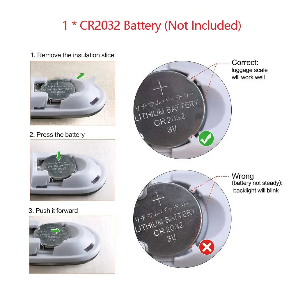 Portable T-Shaped Digital Luggage Scale