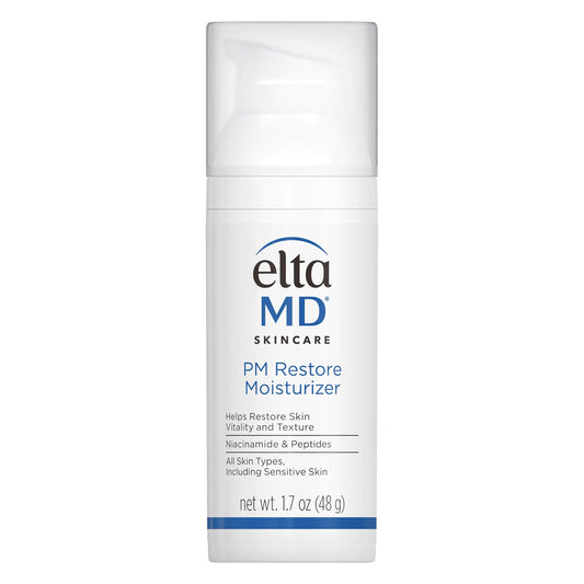 EltaMD PM Restore Face Moisturizer, Night Moisturizer for Face, Safe For All Skin Types, 1.7 oz Pump