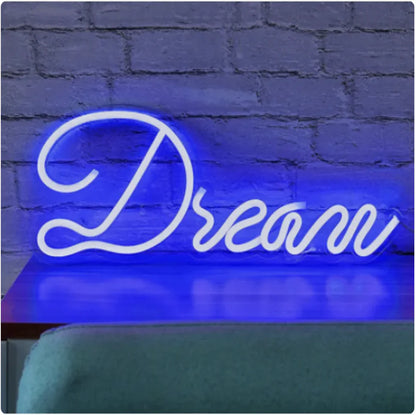 LED Neon Light Spaceman & Planet Wall Decor