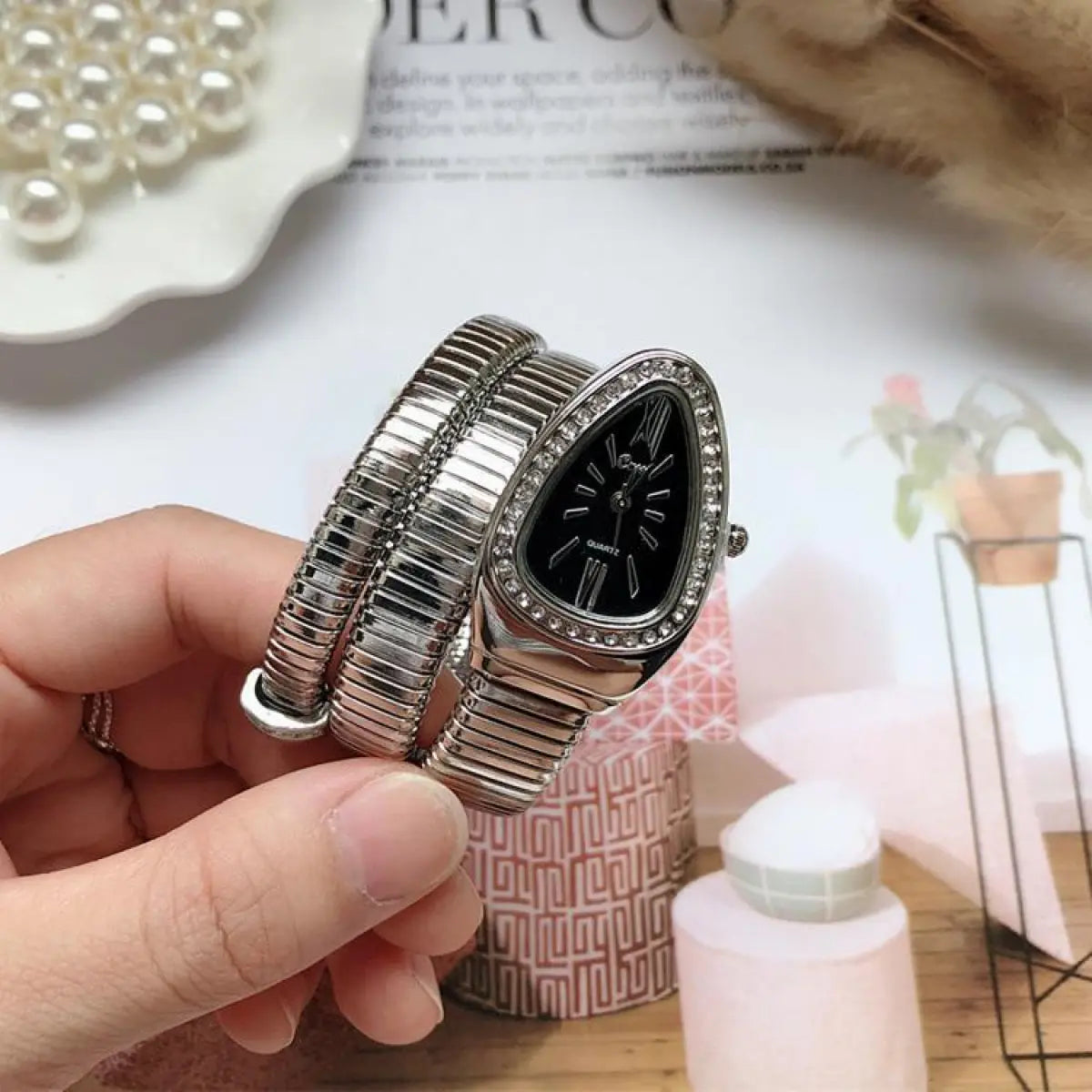 Women's Fashion Personality Bangle Watch