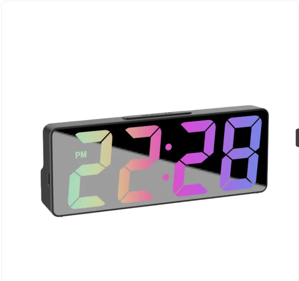 Large Screen Digital Alarm Clock with Luminous Display