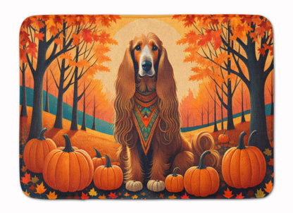 Afghan Hound Fall Memory Foam Kitchen Mat