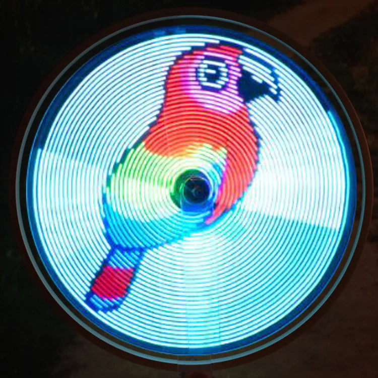 DIY Programmable 64-LED Full-Color Bicycle Light