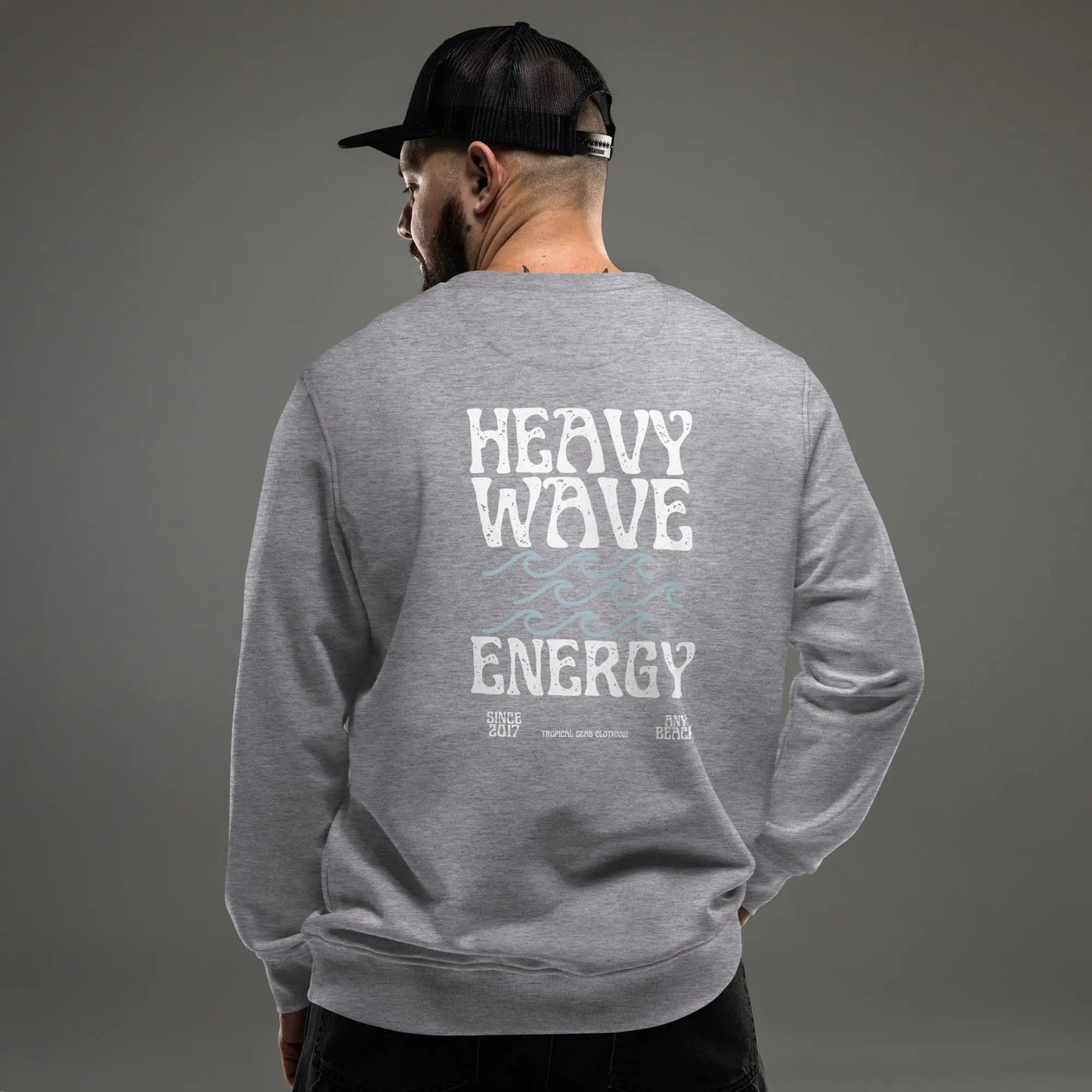 Men's Heavy Wave Energy Organic Sweatshirt