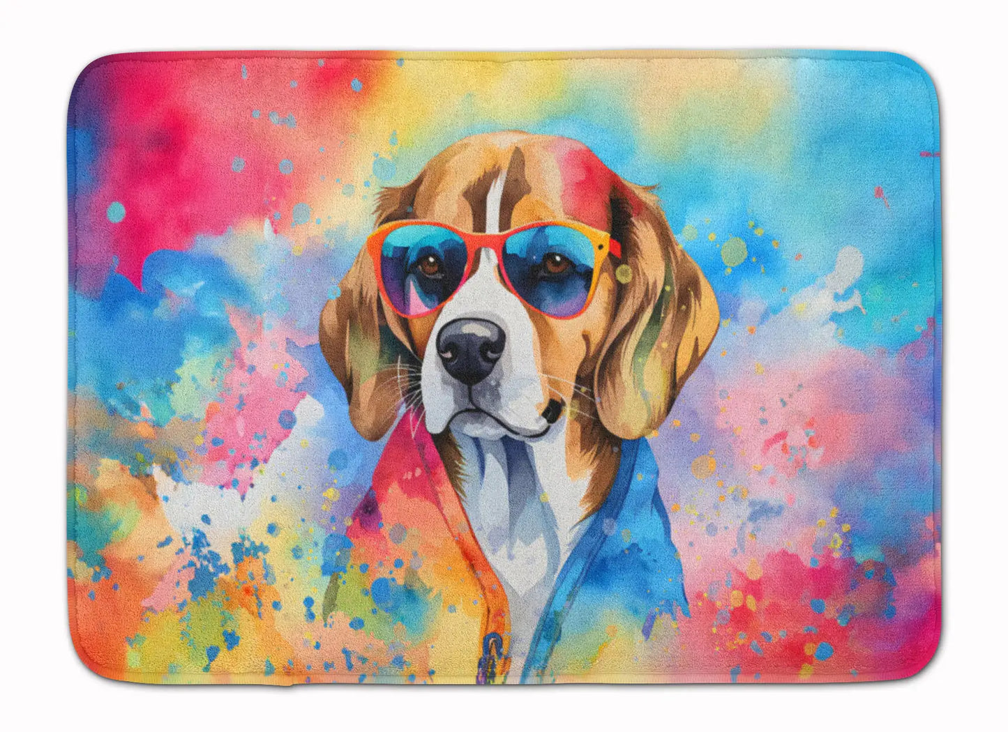 Beagle Hippie Dawg Memory Foam Kitchen Mat