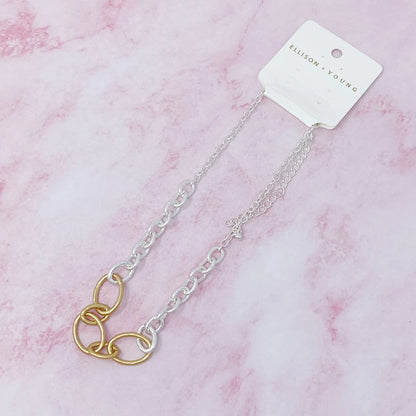 Ashton Chain Duo Necklace