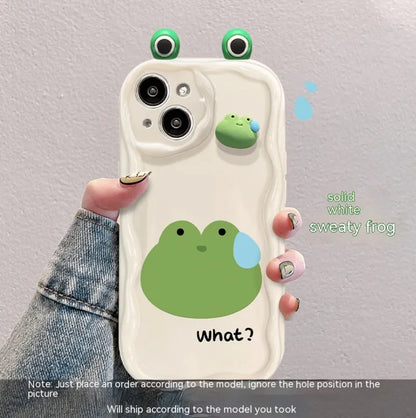 3D Frog Doll Silicone Case