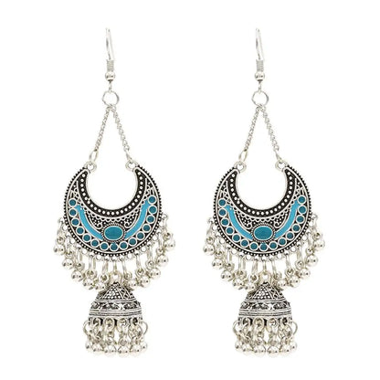 Egypt Vintage Silver Alloy Earrings for Women