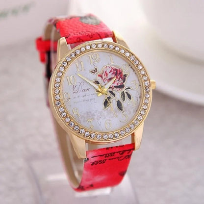 Floral with CZ Watch