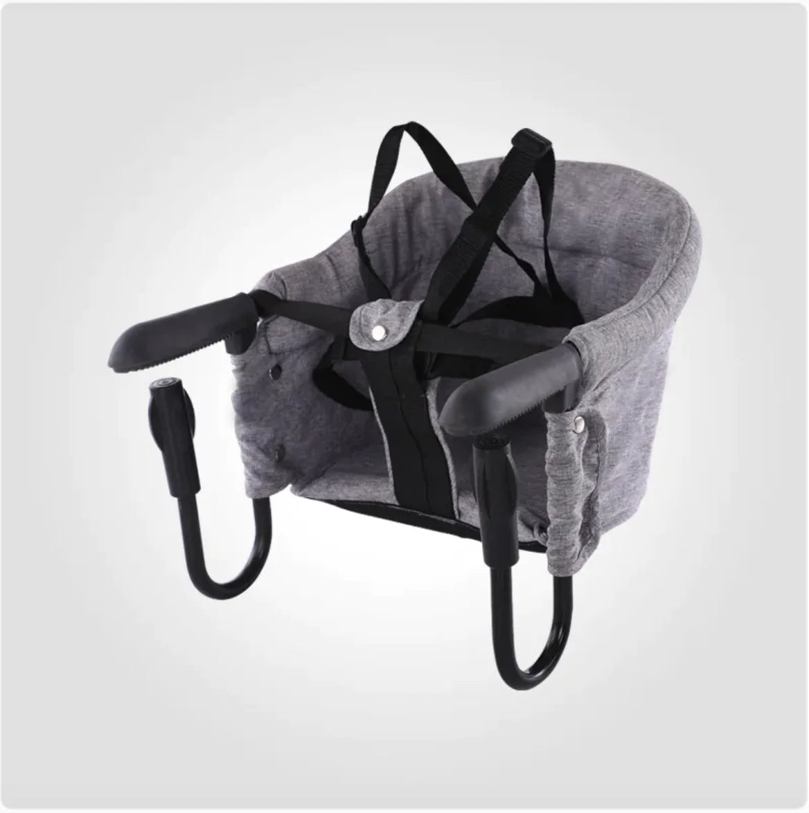 Portable Baby High Chair with Safety Belt and Dining Cover