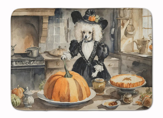 Poodle Fall Kitchen Pumpkins Memory Foam Kitchen Mat