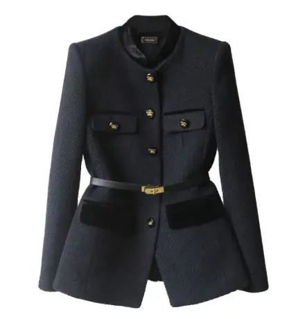 Mid-length Waist Slimming Overcoat