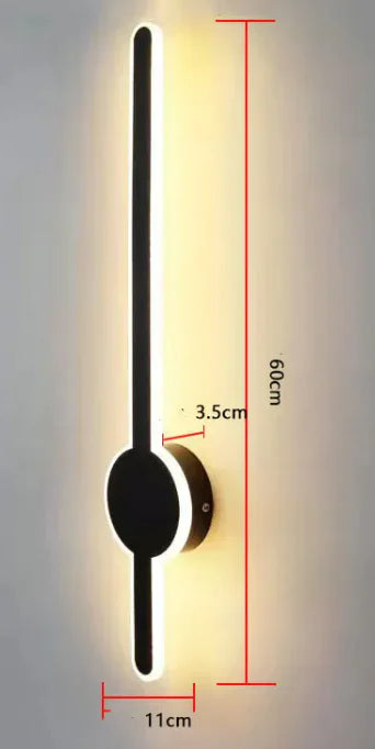 Minimalist Luxury Line LED Acrylic Wall Light