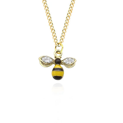 Alternate Bee Pendant With Wings