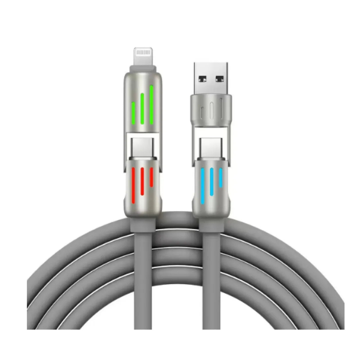 Car Multifunction 240W Four-in-one Data Cable