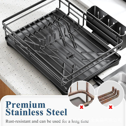 Sink Dish Drain Rack