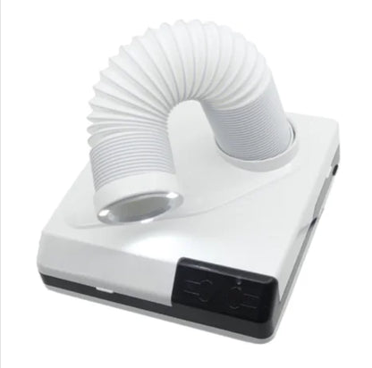 Single-fan nail dust machine: Filters dust for a cleaner workspace