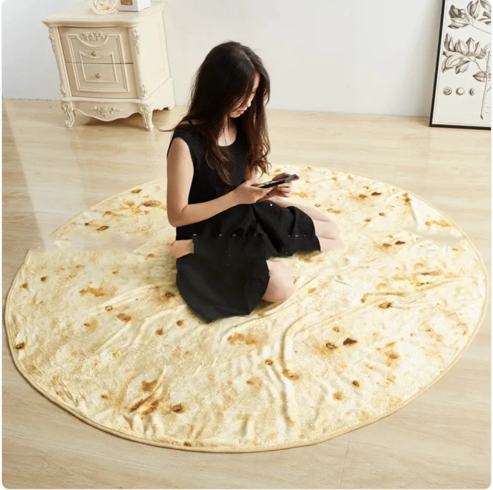 Pizza Tortilla Soft Blanket