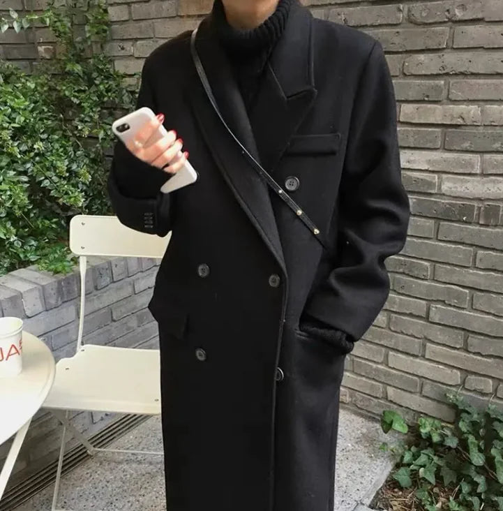 Campus Chic Wool Coat