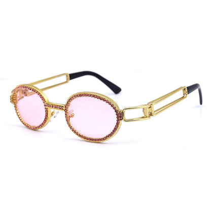 Diamond-Studded Steampunk Sunglasses