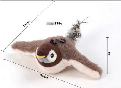 Winged Bird & Fish Sound Plush Toy