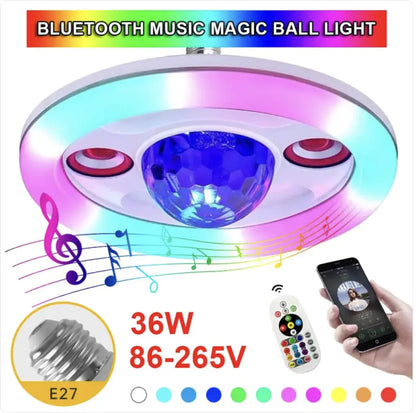 Bola de Luz de Palco LED com Bluetooth