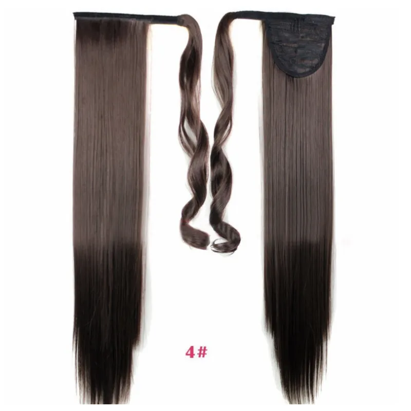 Synthetic Long Straight Wrap Around Hair Extension