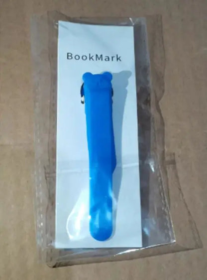 Simple Solid Color Silicone Bookmark Holder With Pages