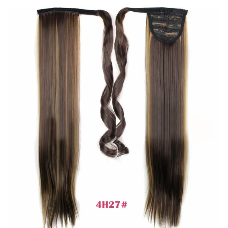 Synthetic Long Straight Wrap Around Hair Extension