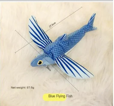 Winged Bird & Fish Sound Plush Toy