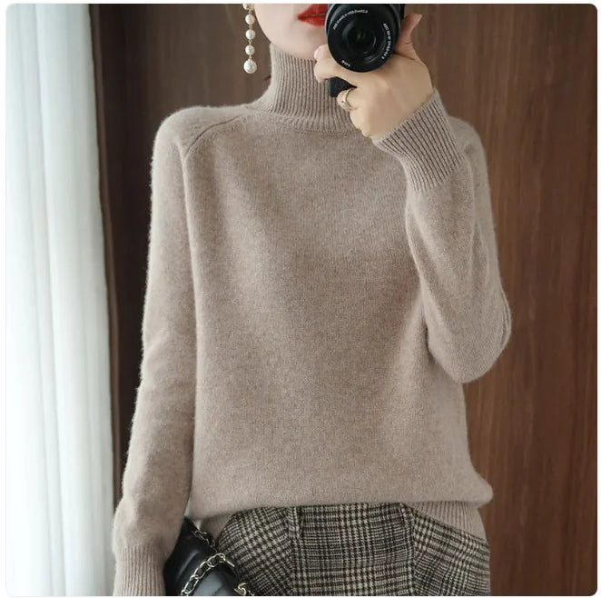 Stand Collar Pullover Sweater