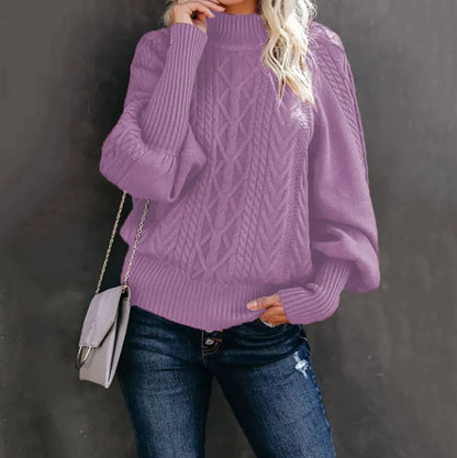 Women's New Style Medium Neck Sweater