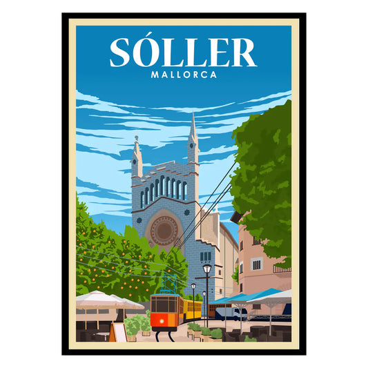 Sóller Mallorca Poster