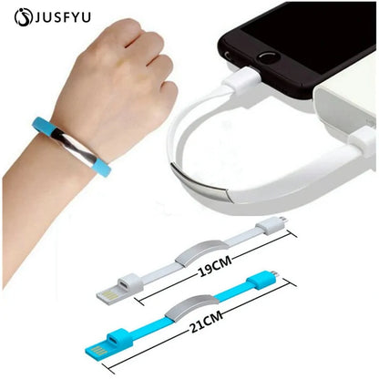 Outdoor Colorful Mini Micro USB Bracelet Charger