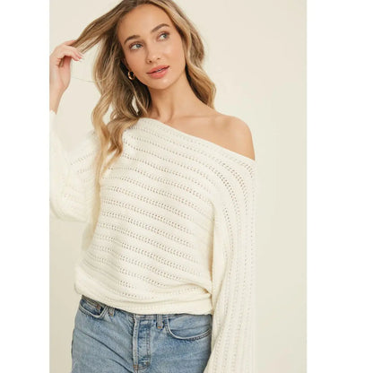 Textured Pullover Sweater