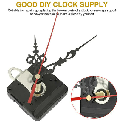 DIY Clock Parts Movement Quartz Mechanism Wall Replacement Repair Tool Hands Kit