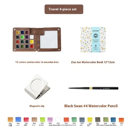 Mini Watercolor Painting Set