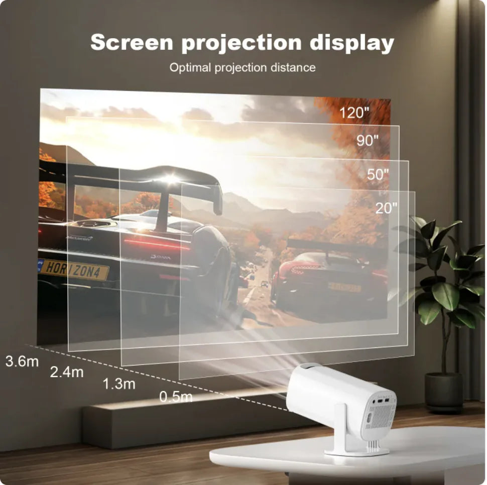 Portable 4K Household Projector