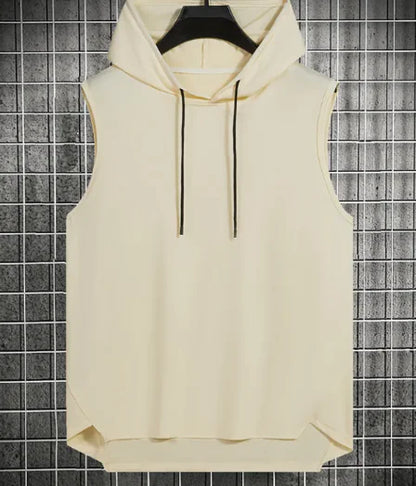 Men's Hong Kong Style Casual Hoodie Vest