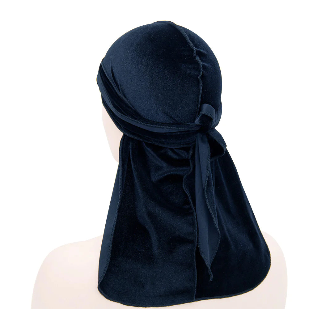 Unisex Velvet Long Tail Beanie