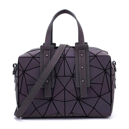 Luminous Geometric Handbag Set