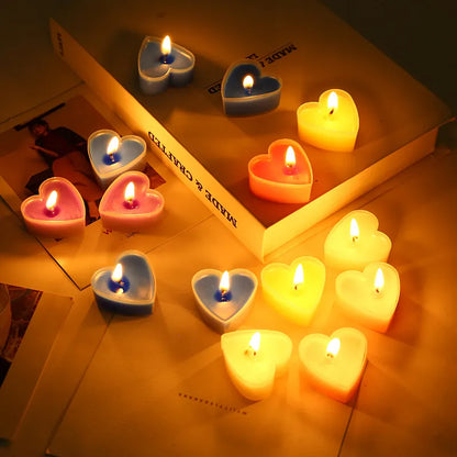 Romantic Heart-shaped Tealight Candle